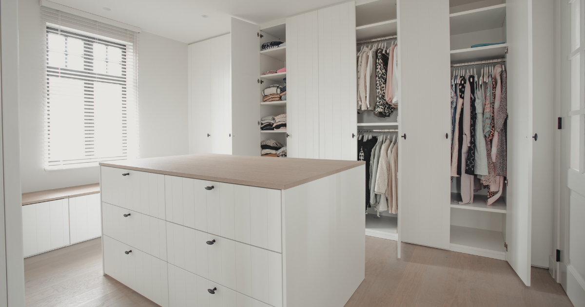 open dressing eiland wit