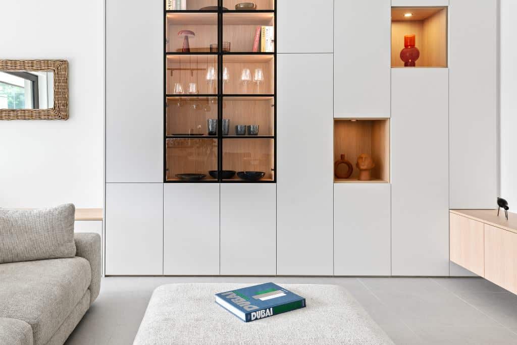 Livingmeubel op maat met Darby doors
