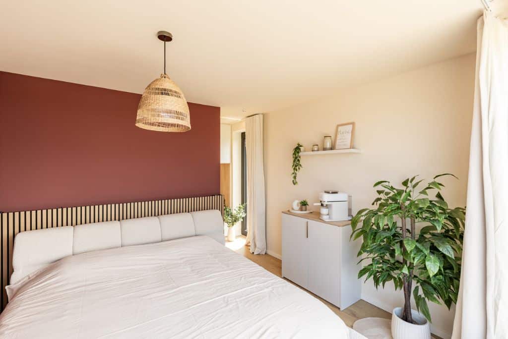 Coffee corner in slaapkamer